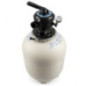 M3000 480-mm-Sandfilter für Schwimmbecken mit Top-Ventil | Monoblockfilter mit 9000 l/h für private Schwimmbecken
