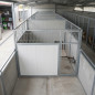 Mixed Front Dog Boxes 200x185 cm with Door | Dog Kennel