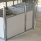 Cages mixtes pour chiens avec porte frontale 200x185 cm | Niche pour chien Cages mixtes pour chiens avec porte frontale 200x185 cm | Niche pour chien