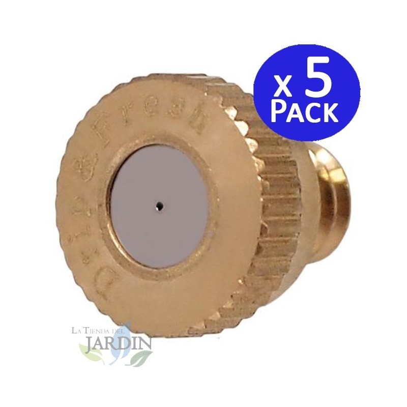 5 Stück Messing-Düsen 0,3 mm für Nebelung, Hochwertige Düsen für feinen Sprühnebel 5 Stück Messing-Düsen 0,3 mm für Nebelung, Hochwertige Düsen für feinen Sprühnebel