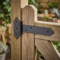 Cerniera in acciaio nero 40x200 mm | Cerniera per porte, cancelli, recinzioni da giardino, recinzioni per piscine, serratura per Cerniera in acciaio nero 40x200 mm | Cerniera per porte, cancelli, recinzioni da giardino, recinzioni per piscine, serratura per