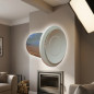 Adjustable Hot Air Outlet Ø125 mm | Adjustable Diffuser for Heating Ducts, Fireplaces and Stoves