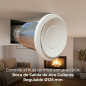 Sortie d'air chaud réglable Ø125 mm | Diffuseur réglable pour conduits de chauffage, cheminées et poêles