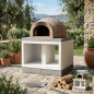 Kitaway Oven Base 100x100x65 cm | Smooth Concrete Stand for Outdoor Oven
