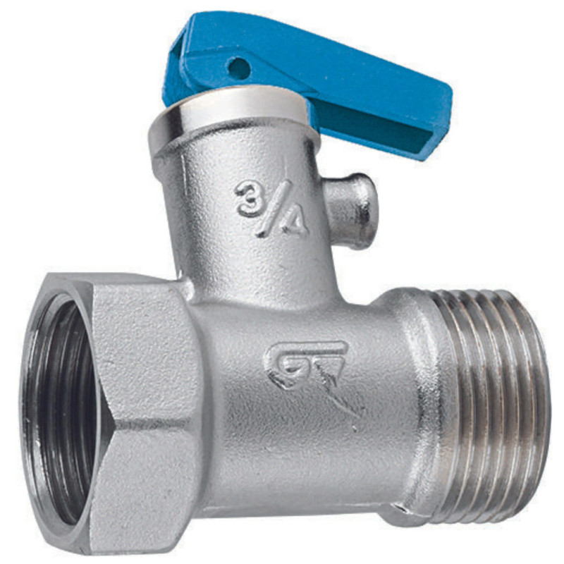 Válvula de segurança com aprovação térmica | Válvula de purga do radiador | 1/2" M-F 8,5 bar | Válvula para aquecedor de água el