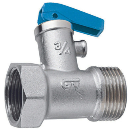 Valvula de Seguridad Termo Homologada | Valvula Purgar Radiadores | 1/2\" M-H 8,5 Bar | Válvula Calentador de Agua Electrico