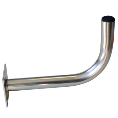 Supporto per antenna a parete | Palo per antenna a L | Ø 35 mm | 28,4 x 19,4 cm | Supporto TV in acciaio | Accessori per parabol
