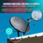 Supporto per antenna a parete | Palo per antenna a L | Ø 35 mm | 28,4 x 19,4 cm | Supporto TV in acciaio | Accessori per parabol