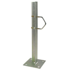 Supporto per antenna | Palo per antenna a L da 30 cm | Supporto TV in acciaio | Accessori per parabole satellitari