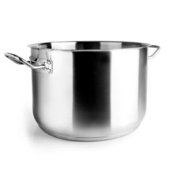 Casseruola Lacor da 28 cm in acciaio inox senza coperchio | Adatta a tutti i piani cottura | Capacità 17,5 litri | Lavabile in l