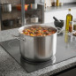 Cocotte Lacor 28 cm en acier inoxydable sans couvercle | Compatible tous feux | Capacité 17,5 L | Lavable au lave-vaisselle