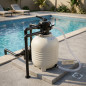 Filtre à sable M3000 560 mm pour piscines avec vanne supérieure | Filtre monobloc d'une capacité de 12 000 l/h pour piscines rés