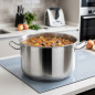 Cacerola sin Tapa 28 cm Acero Inoxidable Lacor | Para Todo Tipo de Cocinas | Capacidad 17,5 L | Apto para Lavavajillas