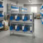 Gabbia per pernici con estensione e 3 scomparti, dimensioni 100,5x45x60 cm | Gabbia zincata per pernici con mangiatoie e abbever Gabbia per pernici con estensione e 3 scomparti, dimensioni 100,5x45x60 cm | Gabbia zincata per pernici con mangiatoie e abbever