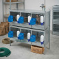 Gabbia per pernici con estensione e 3 scomparti, dimensioni 100,5x45x60 cm | Gabbia zincata per pernici con mangiatoie e abbever Gabbia per pernici con estensione e 3 scomparti, dimensioni 100,5x45x60 cm | Gabbia zincata per pernici con mangiatoie e abbever