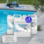 Sanitizing disinfection pools. 
