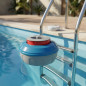 Dispensador flutuante de cloro para pastilhas de piscina, controle eficiente de cloro Dispensador flutuante de cloro para pastilhas de piscina, controle eficiente de cloro