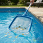 Coletor de folhas plano para piscina, fixação por porca borboleta, perfeito para manutenção