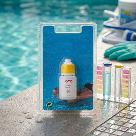 Recambio de Reactivo OTO para Comparadores y Pooltester de Piscinas - Frasco de 15 ml