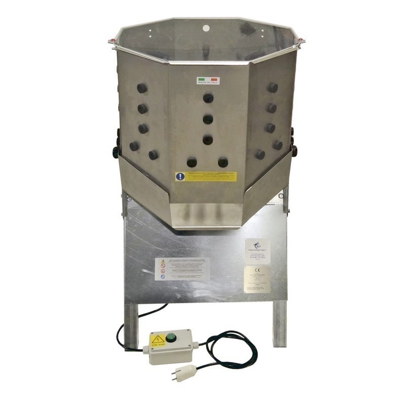 Depenadeira Automática de Aço Inoxidável para Aves | PRISMA 155 | 100 Frangos/Hora | 54x54x95 cm | Depenadeira Profissional Depenadeira Automática de Aço Inoxidável para Aves | PRISMA 155 | 100 Frangos/Hora | 54x54x95 cm | Depenadeira Profissional
