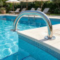 Agarradera de Acero Inoxidable para Piscinas, Tubo Ø 43 mm Pulido Brillante, 0.5 metros