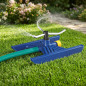 Aluminum circular garden sprinkler, radius 7.5 m, includes base Aluminum circular garden sprinkler, radius 7.5 m, includes base