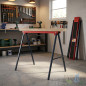 Caballete de Acero Inoxidable 99x48x78 cm | Soporte Resistente para Taller y Exterior
