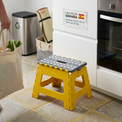 Klapphocker 29 x 22 x 22 cm | Kompakte Bank für Küche, Bad und Camping
