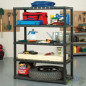 Estanteria de Resina 5 Baldas 93x46x185 cm | Estantería para Herramientas y Almacenaje Estanteria de Resina 5 Baldas 93x46x185 cm | Estantería para Herramientas y Almacenaje