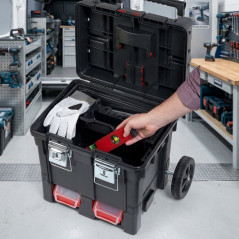 Compact work trolley 50x36x71 cm