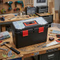 Caja de herramientas de plástico 48x23x23 cm ideal para herramientas grandes y organización eficiente