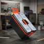 Caixa de ferramentas com rodas 66x30x32 cm | Caixa de armazenamento de grande capacidade | Caixa para transporte de ferramentas
