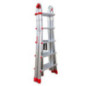 Multi-position Aluminum Ladder 10+10 Steps | Transformable Ladder | 4.7 m Step Ladder | Max. load 150 kg