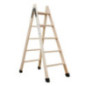 Holzleiter 5+5 Stufen | Klappleiter | 1,4 m Stufenleiter | Max. Belastung 150 kg Holzleiter 5+5 Stufen | Klappleiter | 1,4 m Stufenleiter | Max. Belastung 150 kg