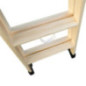 Échelle en bois 5+5 marches | Échelle pliante | Escabeau de 1,4 m | Charge maximale 150 kg