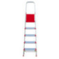 Aluminum Domestic Ladder with 5 Wide Steps | Folding Ladder | Home Ladder | Max. Load 150 kg