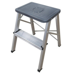 Aluminum 2-Step Ladder | Folding Stool | Home and DIY Ladder | Max. load 150 kg