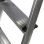 Escalera Aluminio y Acero Doméstica 5 Peldaños | Escalera Plegable | Escalera Hogar y Bricolaje | Carga max. 150 kg
