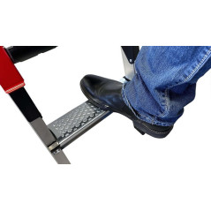 Plateforme de travail en aluminium à 2 marches | Échelle plateforme | Tabouret pliant | Charge maximale 150 kg