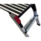Plataforma Trabajo Aluminio 2 Peldaños | Escalera Plataforma | Taburete Plegable | Carga max. 150 kg