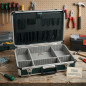 Boîte outils vide en aluminium et PVC 46x33x15 cm
