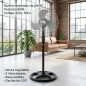 Ventilatore da Terra 18'' 45W con 3 Velocità e Altezza Regolabile