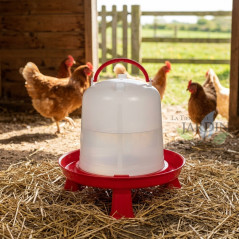  Geflügeltränke mit Beinen 5 Liter rot