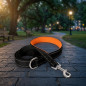 Reflective Dog Leash 200cm Orange | Pet Walking Leash | Increased Visibility and Safety on Walks