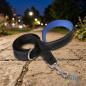 Reflektierende Hundeleine 150cm blau Reflektierende Hundeleine 150cm blau