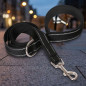 Correa Reflectante para Perros 150 cm Negra | Correa de Paseo para Mascotas | Mayor Visibilidad y Seguridad en Paseos Nocturnos Correa Reflectante para Perros 150 cm Negra | Correa de Paseo para Mascotas | Mayor Visibilidad y Seguridad en Paseos Nocturnos