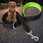 Reflective dog leash 150cm green