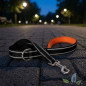 Reflektierende Hundeleine 150cm orange Reflektierende Hundeleine 150cm orange