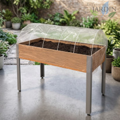 Telo per Serra, 153x73x30 cm, Telo per Giardino, Extra Spesso, Copertura Trasparente per Giardino, Polytunnel per Coltivare
