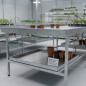 Bandeja Inferior 72x72x5 cm | Bandeja para Mesas de Cultivo | Accesorio para Almacenamiento y Organización de Plantas Bandeja Inferior 72x72x5 cm | Bandeja para Mesas de Cultivo | Accesorio para Almacenamiento y Organización de Plantas
